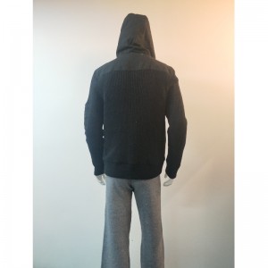 SUDADERA CAPUCHA NEGRA RLMS0074F