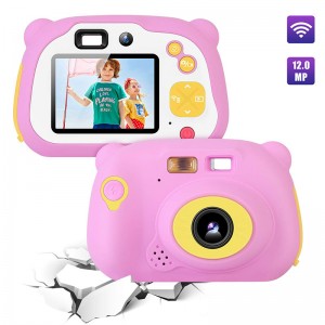 Cámara para niños Cámara fotográfica infantil recargable de 8.0 MP con cámara digital y cámara trasera para niños, regalo de juguetes para niños y niñas de 4 a 10 años de edad