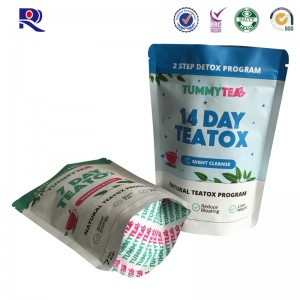 Bolsos de estación impresos y laminados con cremallera o cremallera plegable