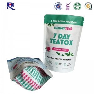 Doypack estampado y laminado para alimentación.