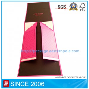 Caja rígida plegable de lujo con diseño personalizado