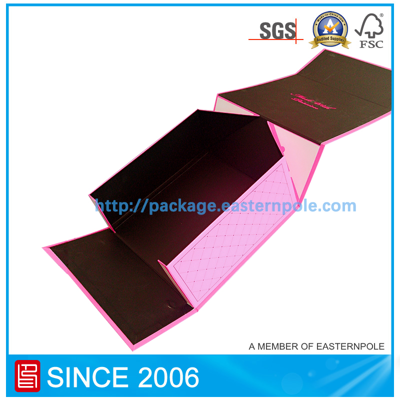 Caja rígida plegable de lujo con diseño personalizado