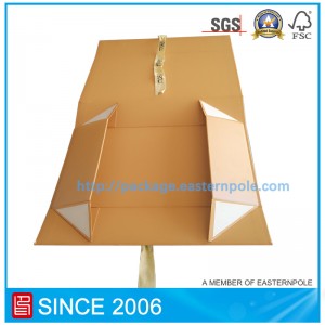 Caja plegable personalizada con cinta