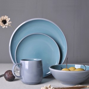 Proveedor de porcelana todo tipo de restaurante del hotel servicio de cena de cerámica vajilla diseño blanco juego de cena de porcelana de cerámica