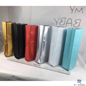 Bolsita de café y té personalizada con refuerzo lateral 8oz 12oz 16oz 32oz