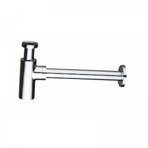 Baño bajo lavabo fregadero desagüe cobre trampa botella