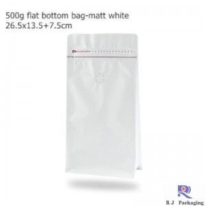 Bolsas planas selladas con cierre de bolsillo para animales domésticos u otros alimentos.