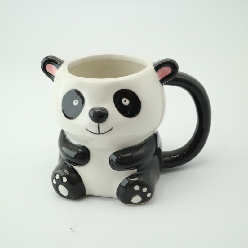 Taza de cerámica personalizada de la taza de cerámica de la ballena 3D para la bebida Animal Cup Holiday Gifts