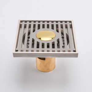 Drenaje de trampa de piso anti cucaracha antiguo de 4 pulgadas