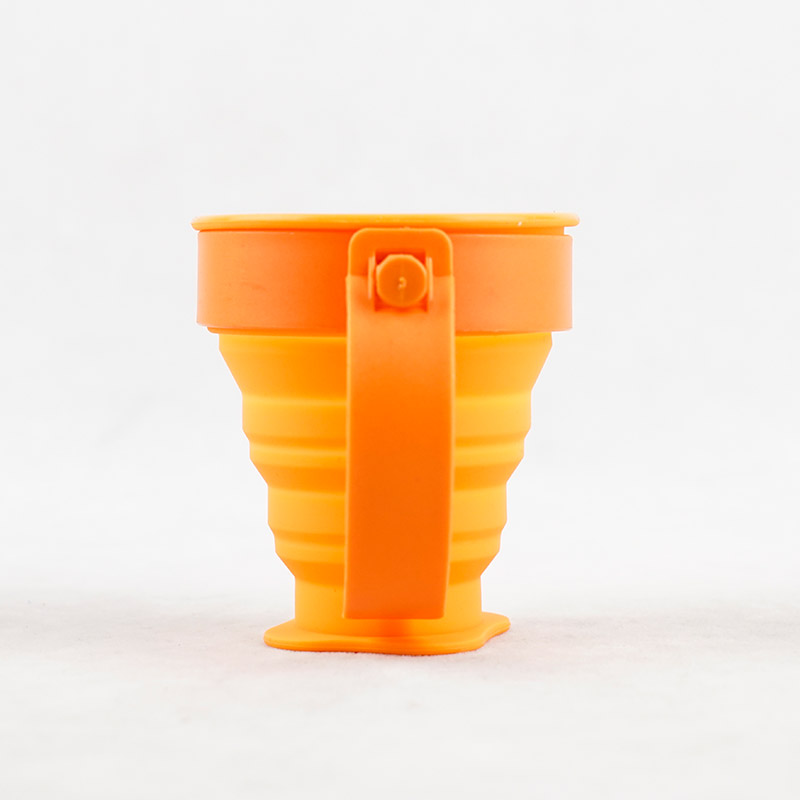 Vaso plegable de siliocne
