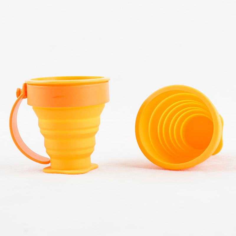 Vaso plegable de siliocne