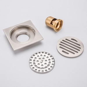 Trampa de drenaje del piso de la ducha