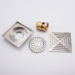 Tapa de drenaje de piso de ducha oculta