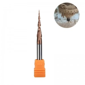 Fresa cónica de punta esférica 1/4 \