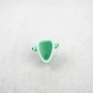 Parte de silicona de la visera