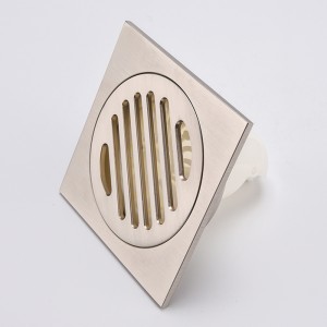 Lavabo latón níquel ducha piso rejilla trampa de drenaje precio