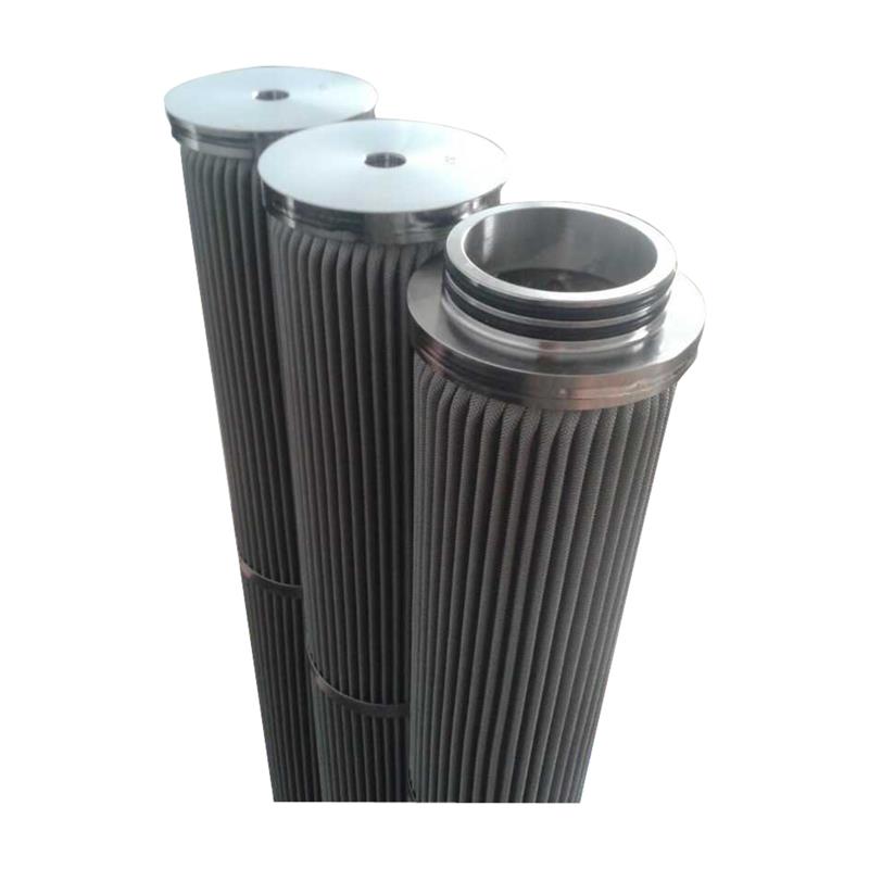 Cilindro de filtro de fibra metálica sinterizada utilizado para filtración de metanol