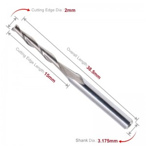 Diám. De vástago de 1/8 \