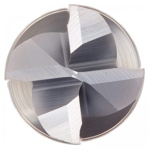 Fresa de metal duro, con revestimiento AlTiN, 4 flautas, diámetro de 3/8 \