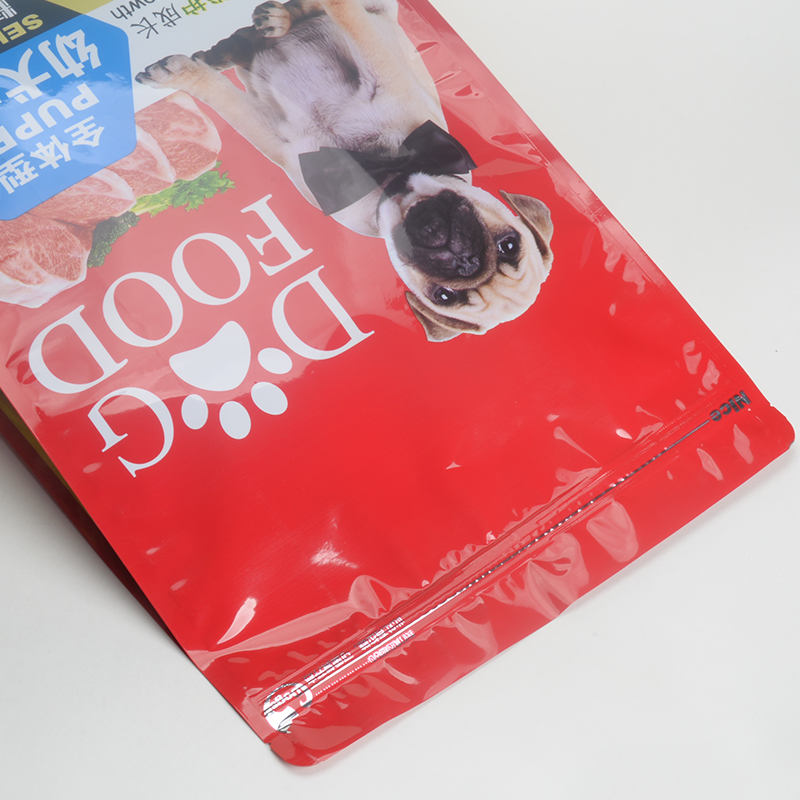 Bolsa de comida para perros de 2.5 kg Bolsa de comida seca para mascotas con cierre plano y cierre hermético