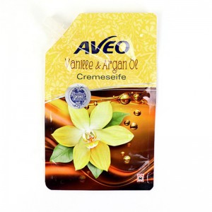 nueva bolsa de detergente bolsa de boquilla de líquido para lavandería