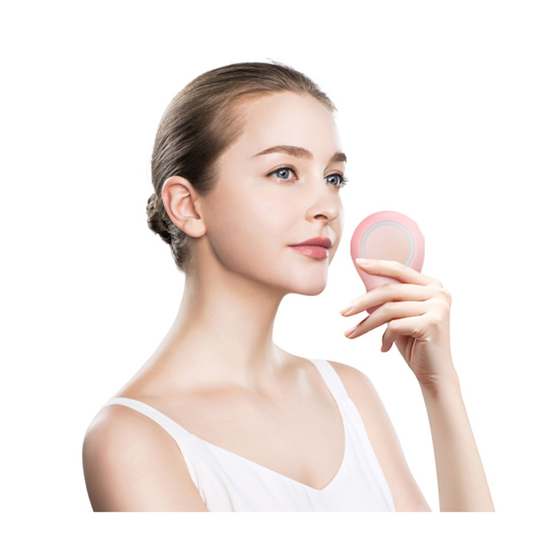 Masajeador facial LED. Masajeador facial con fototerapia LED de 3 colores, dispositivo de terapia de luz para el acné, cuidado reafirmante de la piel con vibración