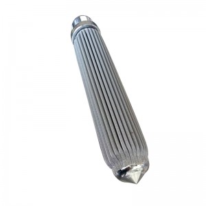 Micron SS Filtro de vela de malla de alambre plisado