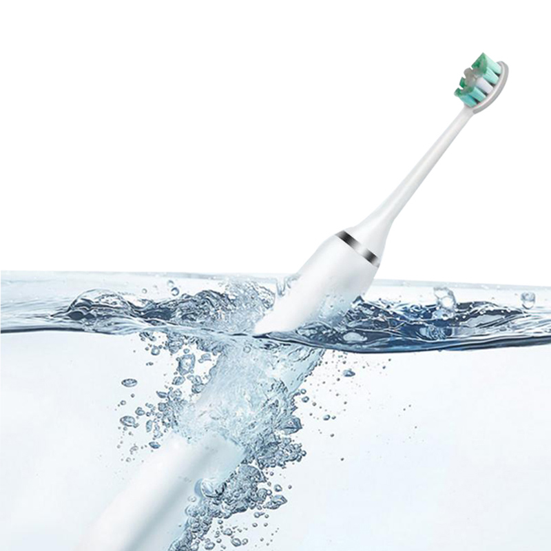 Cepillo de dientes ultrasónico eléctrico portátil impermeable higiene oral limpieza de dientes