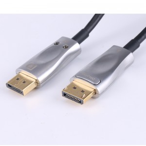 Cable de fibra DP Displayport Cable de fibra óptica Alta velocidad 32.4 Gbps 8K @ 60Hz 4K @ 165Hz 2K @ 144Hz DP1.4 Cable de fibra DP a DP