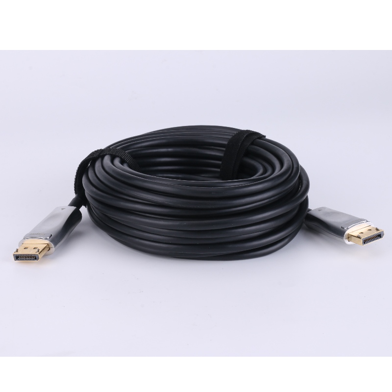 Cable de fibra DP Displayport Cable de fibra óptica Alta velocidad 32.4 Gbps 8K @ 60Hz 4K @ 165Hz 2K @ 144Hz DP1.4 Cable de fibra DP a DP