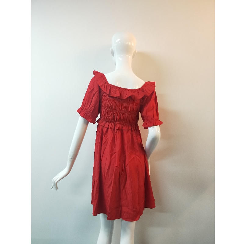 VESTIDO ROJO DE SEÑORA TBWD0012M