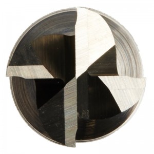 Fresa de metal duro extra larga, 4 flautas, vástago de 3/8 \