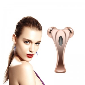 Rodillo facial 3D con microcorriente, masajeador corporal multifuncional con rodillo de belleza facial para antienvejecimiento, mejora el contorno facial, el tono de la piel, la reducción de arrugas y la piel corporal firme, hoyuelos su...