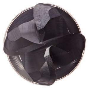 Fresa de punta de bola de carburo sólido, recubierta, 4 flautas, vástago de 1/4 \