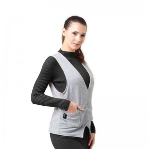 Chaleco calefactado Tamaño ajustable Batería Chaleco cálido eléctrico para senderismo Camping al aire libre