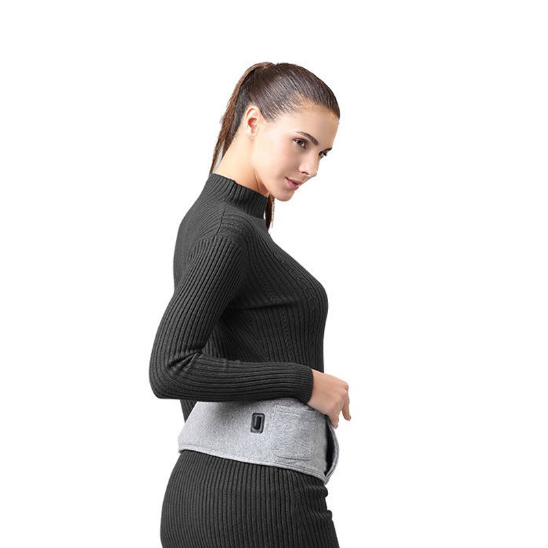Calentamiento de la espalda Cintura Envoltura del cinturón Batería recargable Terapia de calor, alivio del dolor para la cintura de la espalda Estómago abdominal Lumbar Muslo Tensión muscular, para hombres Mujeres