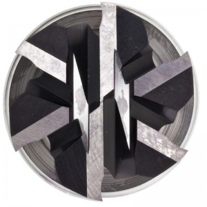 Fresa de punta cuadrada de carburo, acabado multicapa TIALN, hélice de 40 grados, 6 flautas, longitud total de 3 \