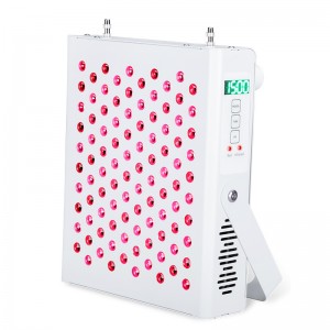 RD500 Rojo 660nm e infrarrojo cercano 850nm dispositivos de lámparas de terapia de luz en el hogar, 500W Luz de terapia LED portátil para el alivio de la piel y el dolor