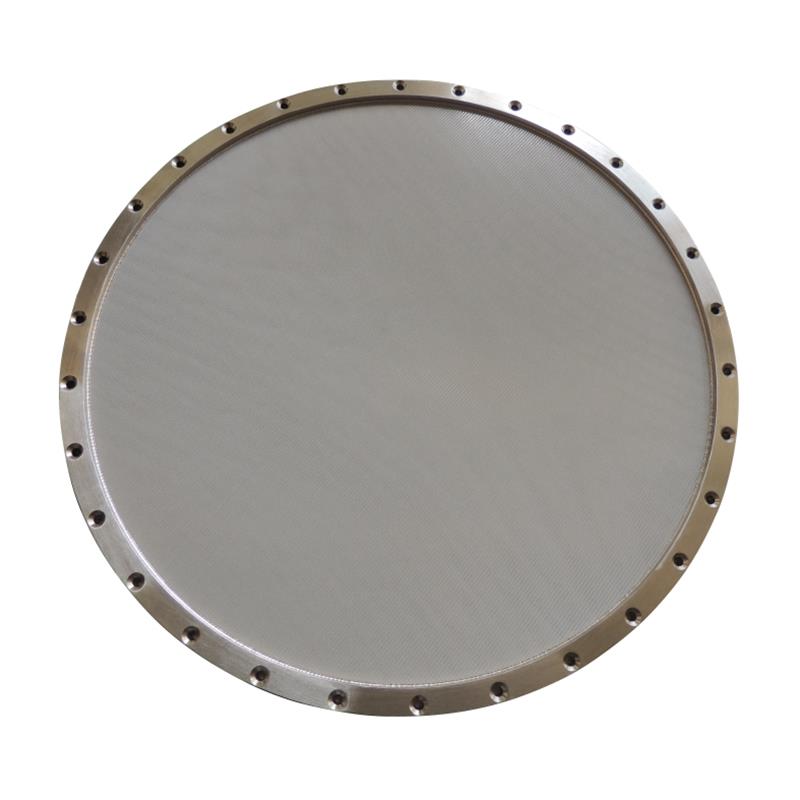 Placa de malla sinterizada utilizada para filtros Nutsch / filtro de presión