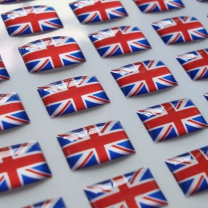 pegatina con cúpula de bandera americana, emblema Pegatinas