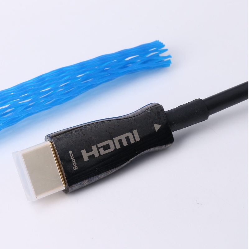 Función ARC CABLE HDMI de fibra (transmisión de fibra óptica), híbrido optoelectrónico; Carcasa de metal, 4K