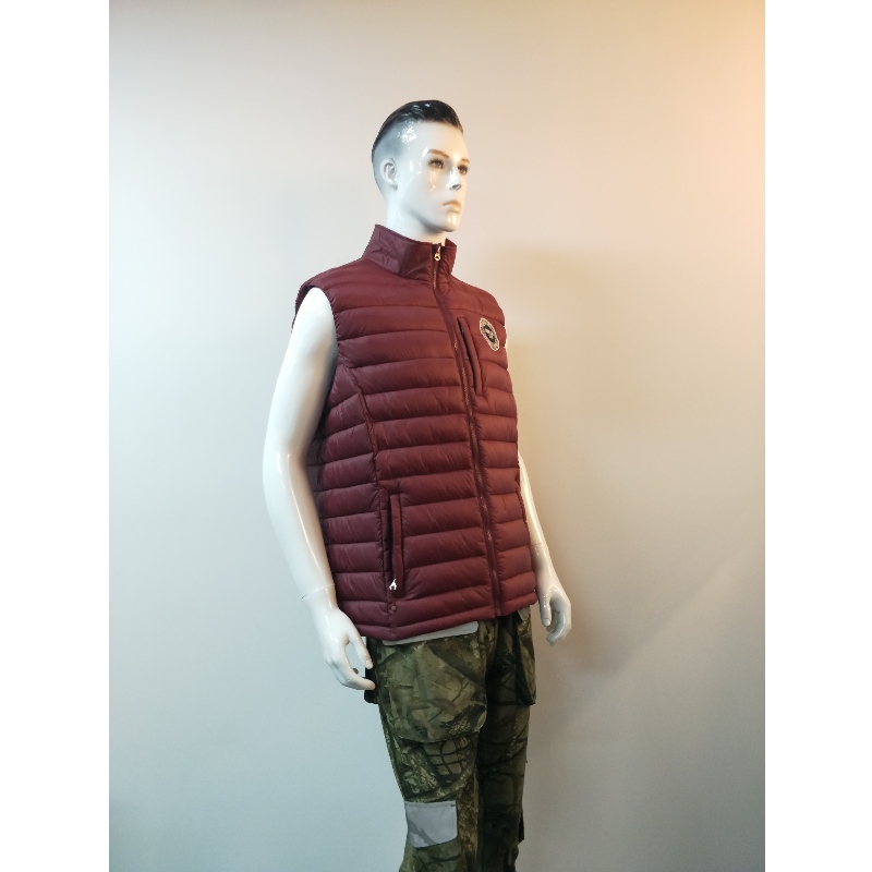 CHALECO ACOLCHADO BURDEOS HOMBRE LMV0003