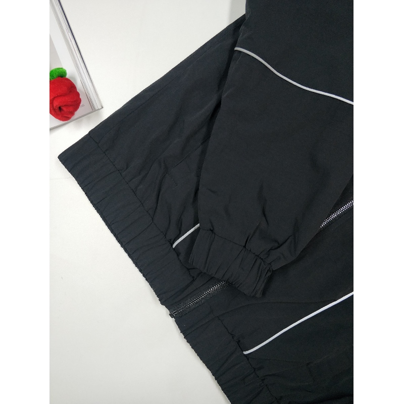 CHAQUETA DE VIENTO NEGRO PARA HOMBRE RLMJ0003