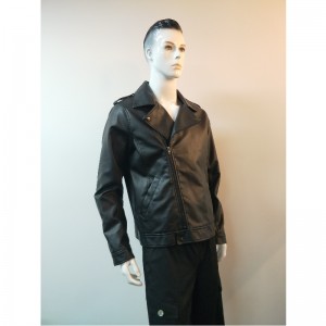 CHAQUETA BIKER PU PU NEGRO HOMBRE RLMPJ0001