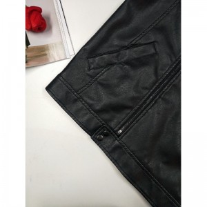 CHAQUETA BIKER PU PU NEGRO HOMBRE RLMPJ0001