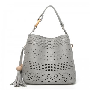 HD0827 - Bolso al por mayor ahuecado de cuero de la PU para las mujeres que hacen compras