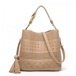 HD0827 - Bolso al por mayor ahuecado de cuero de la PU para las mujeres que hacen compras