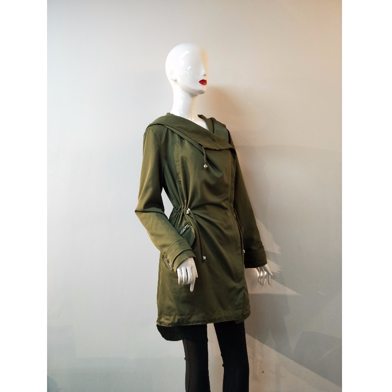 CHAQUETA IRREGULAR KHAKI DE SEÑORA RLWJ0001