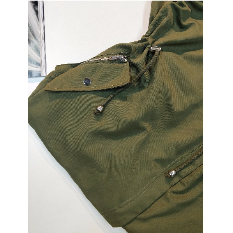 CHAQUETA IRREGULAR KHAKI DE SEÑORA RLWJ0001