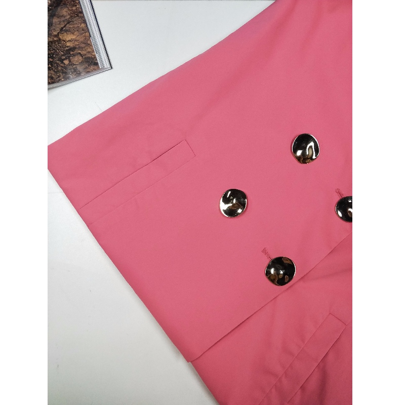 CHAQUETA DE TRENCH ROSA DE SEÑORA RLWJ0013